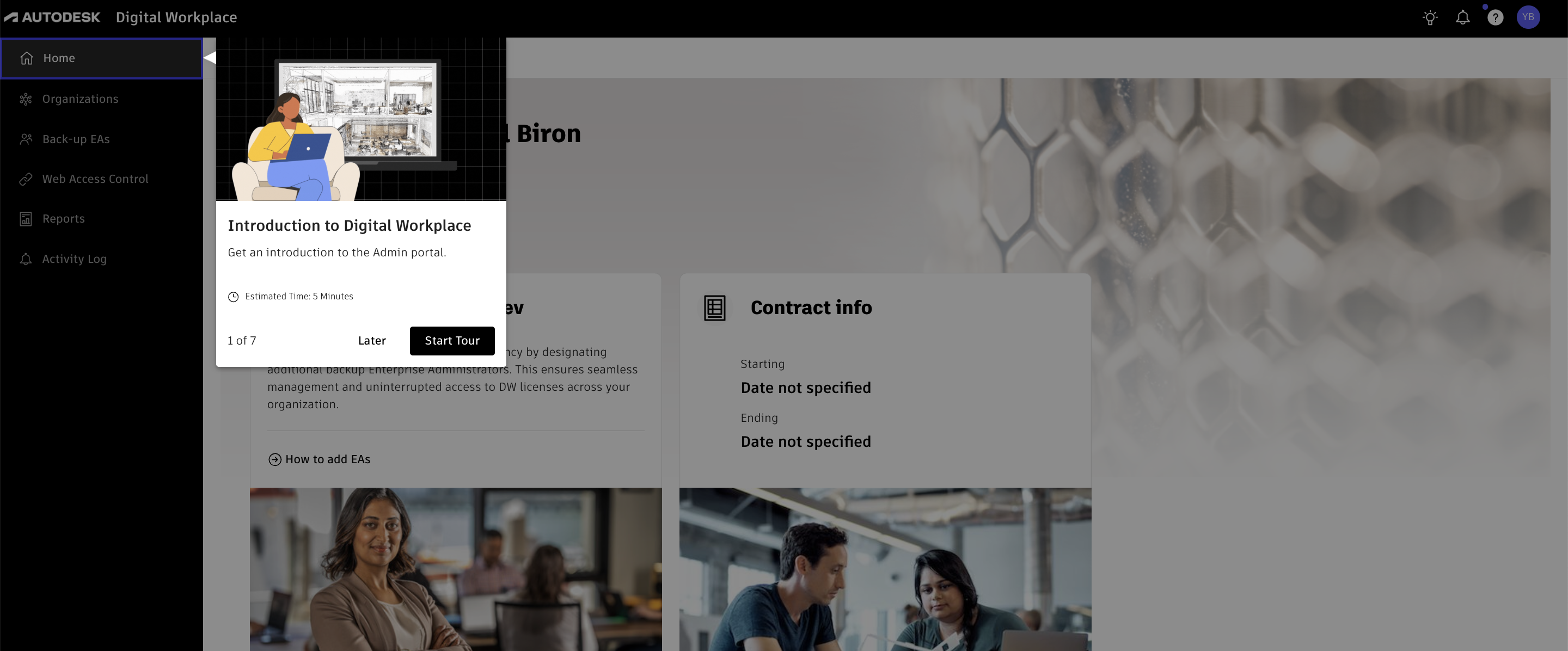 Enterprise Admin Portal Tour